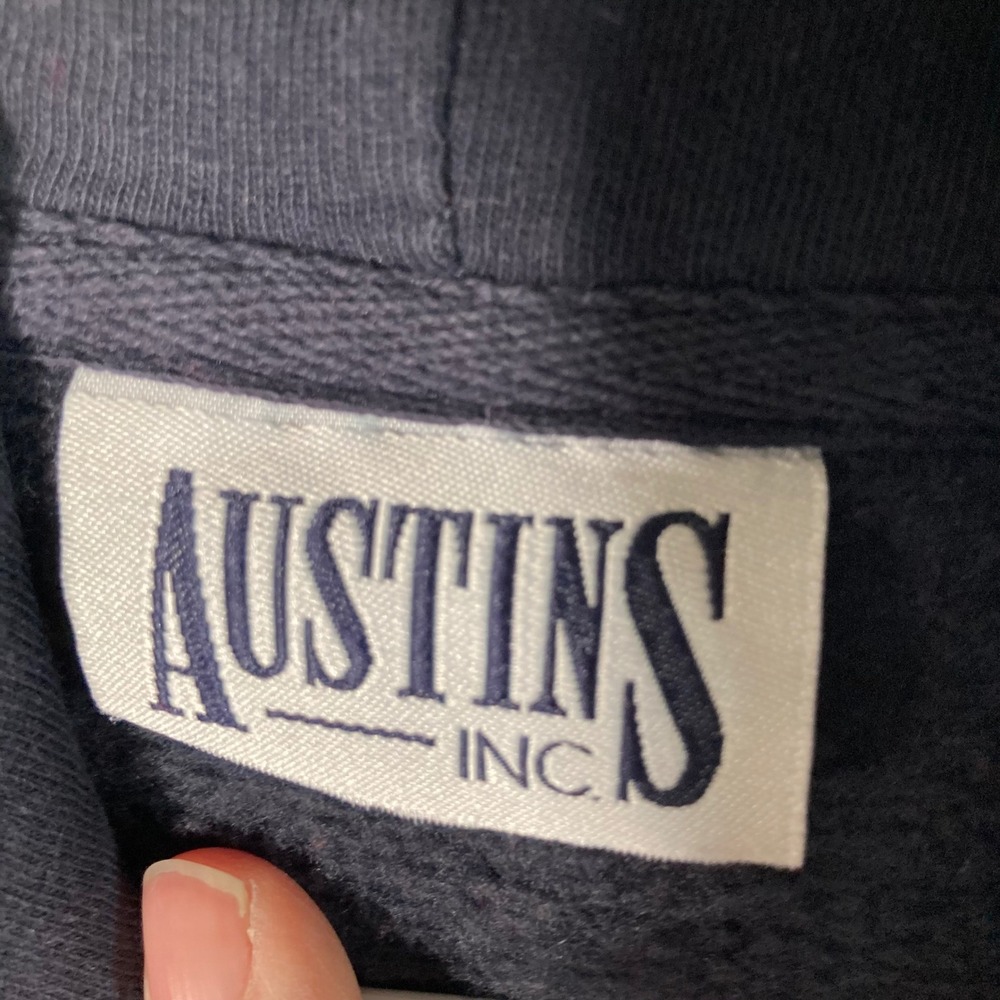Austins Inc Maine Collegiate Logo Navy Blue Hoodie S View 6